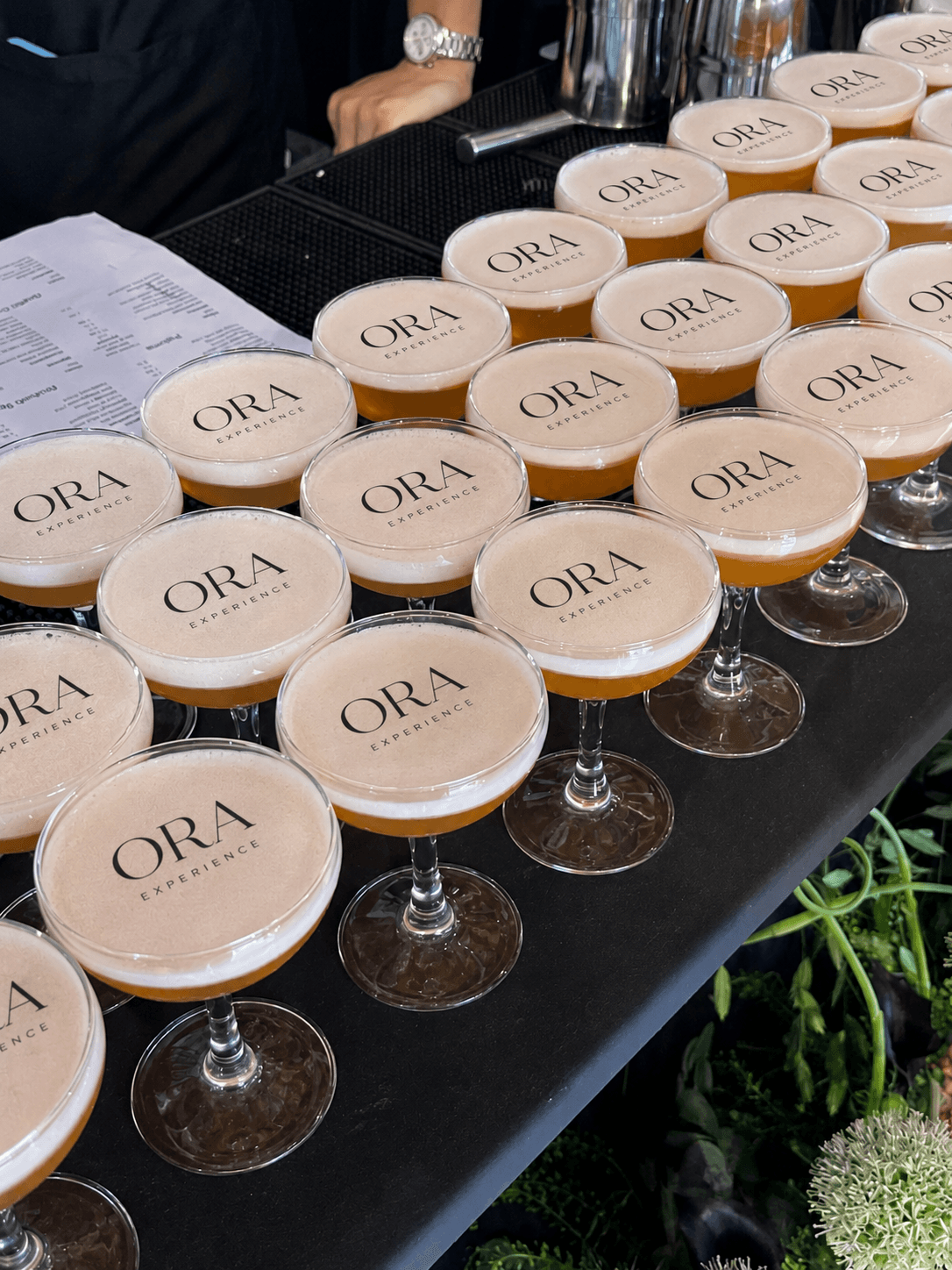 Aesthetic moment from an ORA event